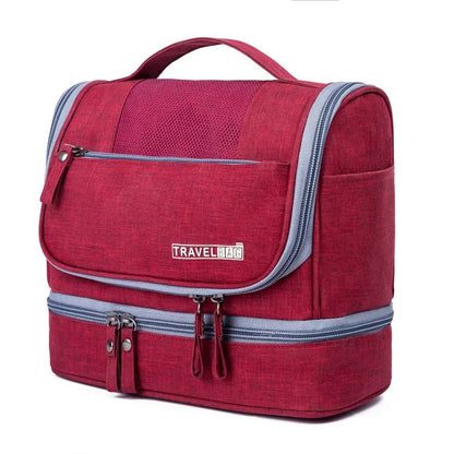 Portable Waterproof Oxford Women's Cosmetics Bags Travel Essentials Organizer Makeup Bag for Ladies Toiletry Storage Bag