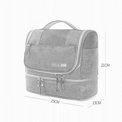 Portable Waterproof Oxford Women's Cosmetics Bags Travel Essentials Organizer Makeup Bag for Ladies Toiletry Storage Bag