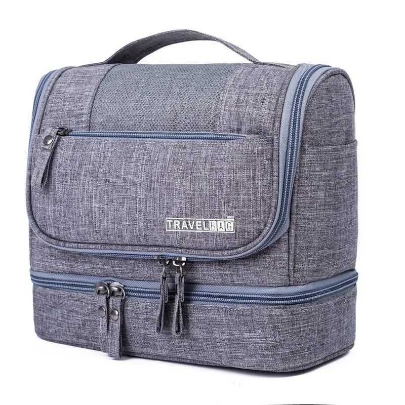 Portable Waterproof Oxford Women's Cosmetics Bags Travel Essentials Organizer Makeup Bag for Ladies Toiletry Storage Bag