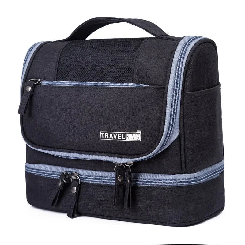 Portable Waterproof Oxford Women's Cosmetics Bags Travel Essentials Organizer Makeup Bag for Ladies Toiletry Storage Bag