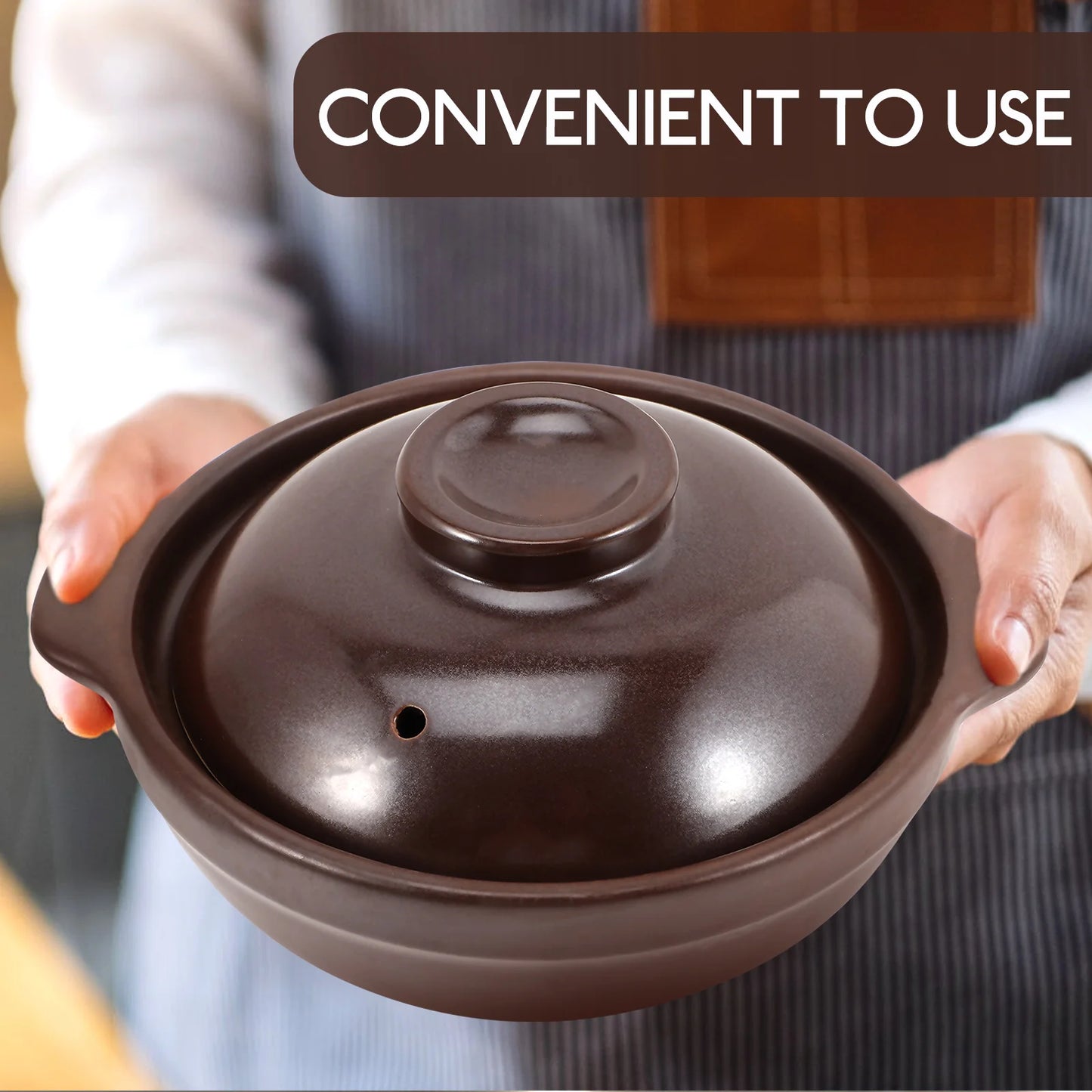 Pot Casserole Clay Cooking Stew Ceramic Souppan Hot Pottery Dish Pasta Lid Milkcookware Noodle Kitchen Stockpot Stove Coffee