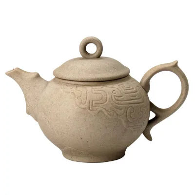 Pottery Teapot Jingdetaofang unglazed Stone Pottery Pot Antique Kung Fu Da Hong Pao Green Tea Set Whistling Kettle Free Shipping