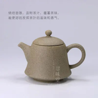 Pottery Teapot Jingdetaofang unglazed Stone Pottery Pot Antique Kung Fu Da Hong Pao Green Tea Set Whistling Kettle Free Shipping