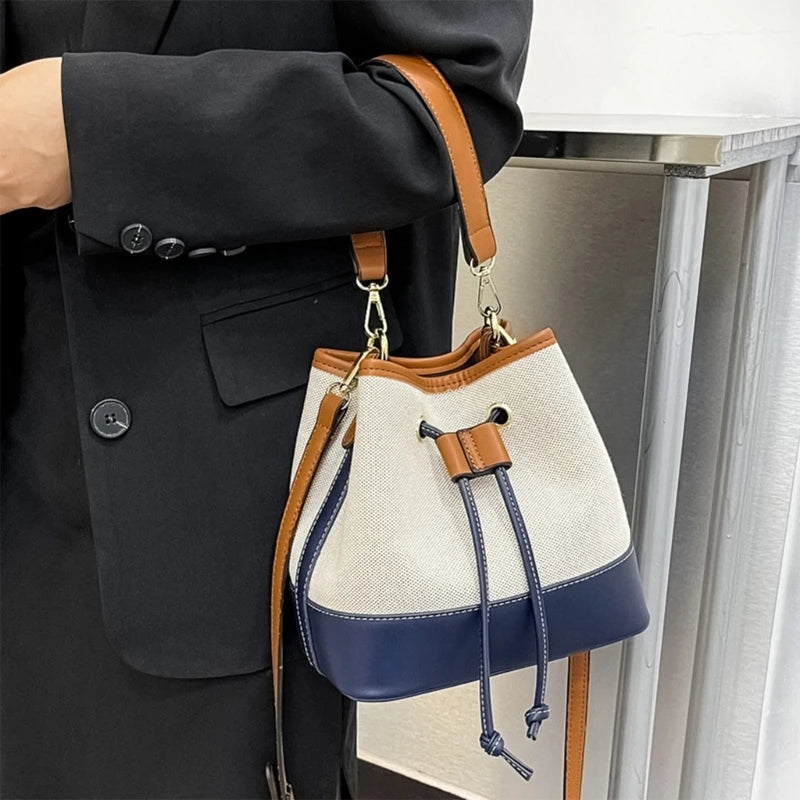 Practical Bucket Bag PU Handbag Functional & Stylish Perfect for All Occasions