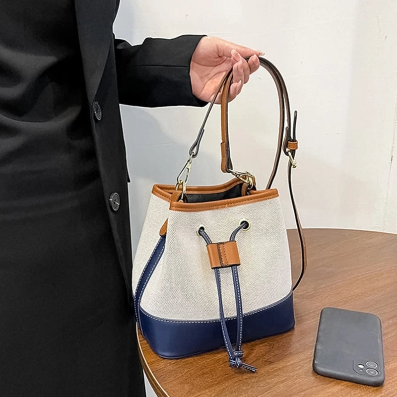 Practical Bucket Bag PU Handbag Functional & Stylish Perfect for All Occasions