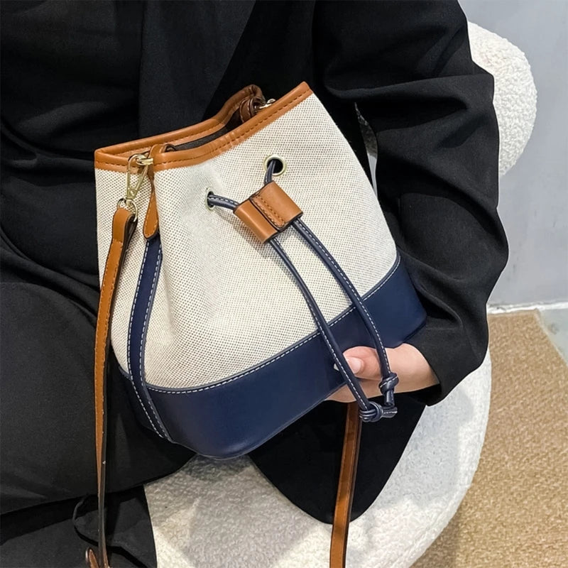 Practical Bucket Bag PU Handbag Functional & Stylish Perfect for All Occasions
