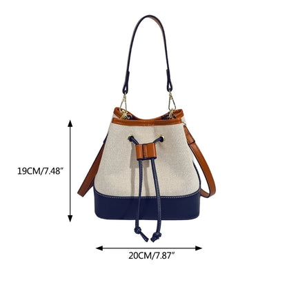 Practical Bucket Bag PU Handbag Functional & Stylish Perfect for All Occasions