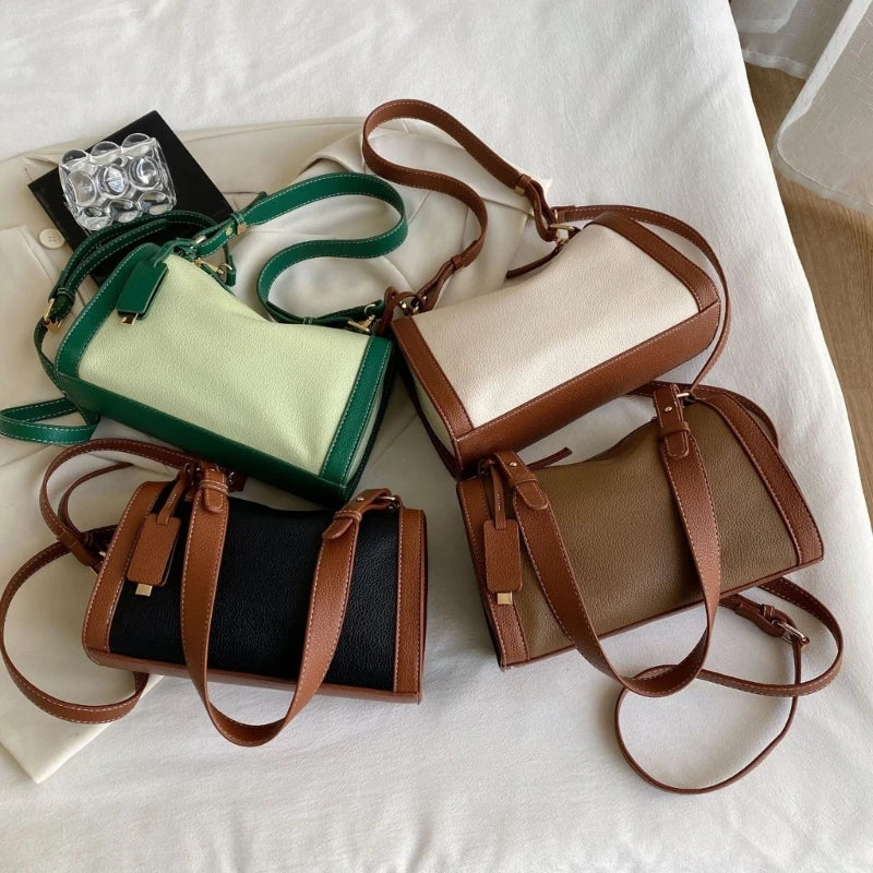 Practical and Fashionable Pillow Shoulder Bag for Women PU Handbag Crossbody Bag