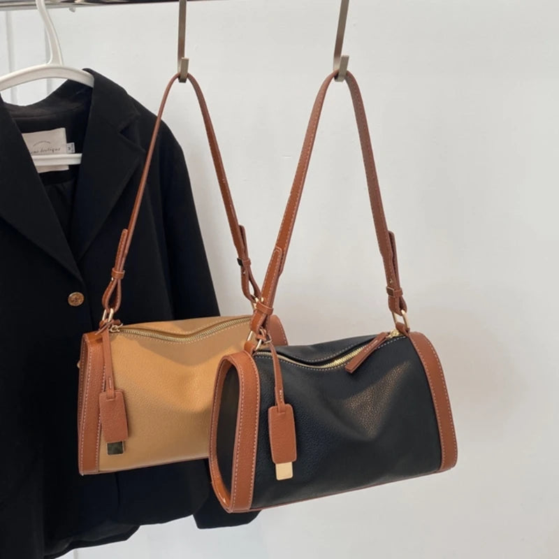 Practical and Fashionable Pillow Shoulder Bag for Women PU Handbag Crossbody Bag
