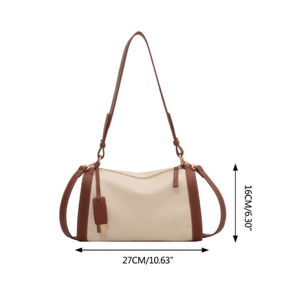 Practical and Fashionable Pillow Shoulder Bag for Women PU Handbag Crossbody Bag