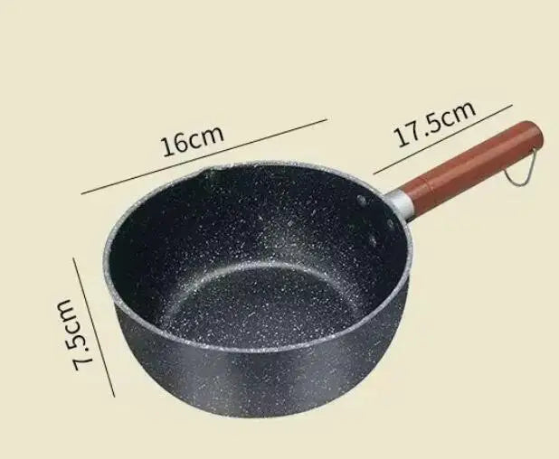 Premium Japanese Snow Pan for Cooking Noodles, Porridge, Milk and More