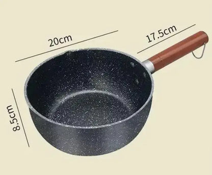 Premium Japanese Snow Pan for Cooking Noodles, Porridge, Milk and More