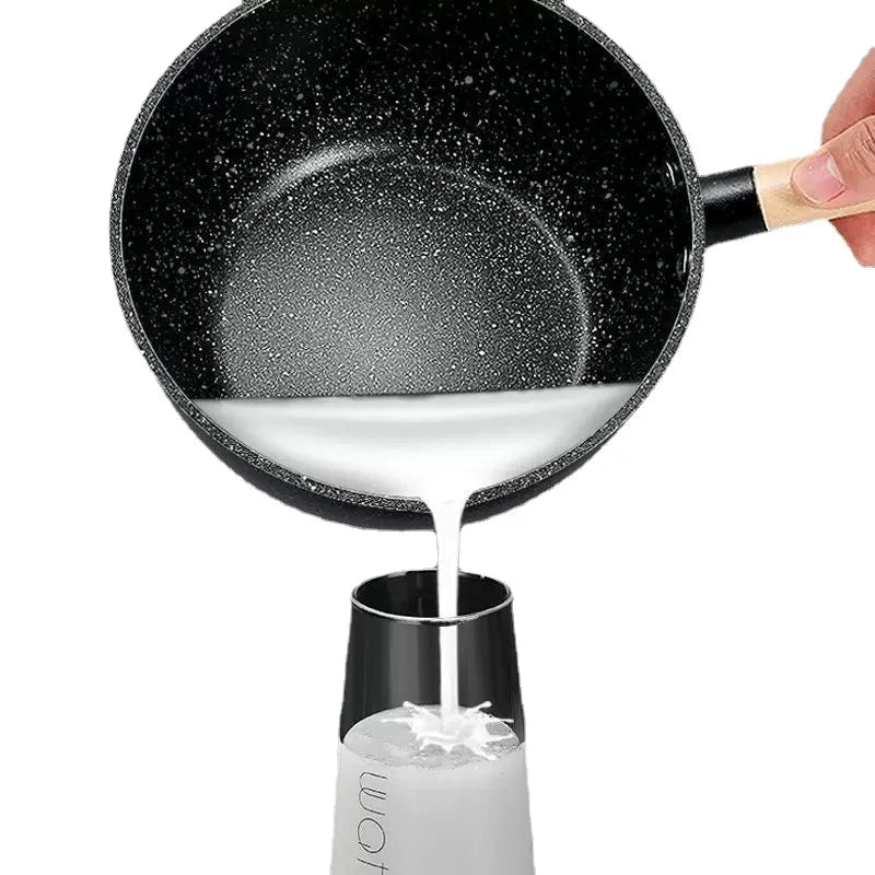 Premium Japanese Snow Pan for Cooking Noodles, Porridge, Milk and More