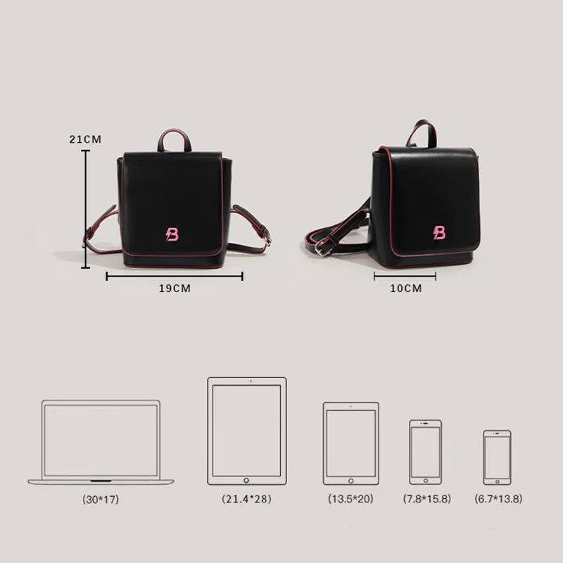 Preppy Style Women Retro Backpacks Satchels HandBags Female Students Vintage Box Shoulder Bags Mini Pack