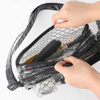 Professional Anti Static Engineer Bag Large Capacity Clear PVC Bag Shoulder Bags for Semiconductor Cleanrooms