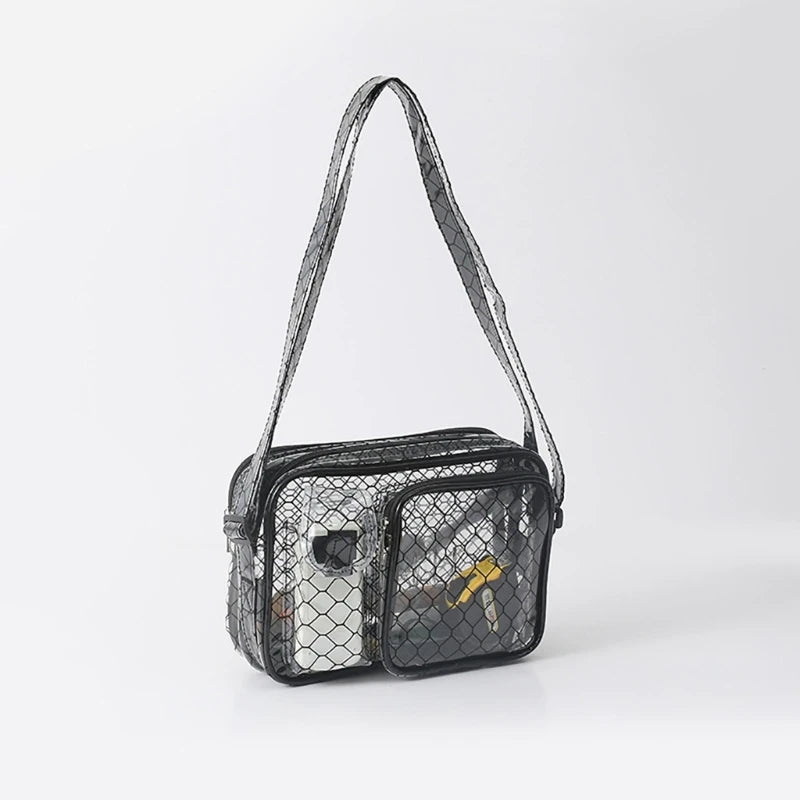 Professional Anti Static Engineer Bag Large Capacity Clear PVC Bag Shoulder Bags for Semiconductor Cleanrooms
