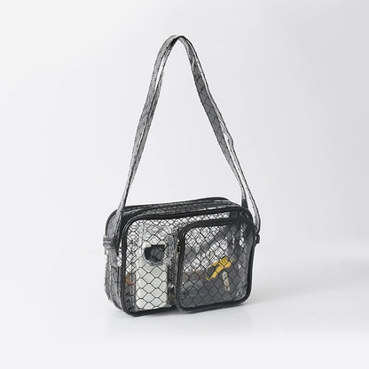 Professional Anti Static Engineer Bag Large Capacity Clear PVC Bag Shoulder Bags for Semiconductor Cleanrooms