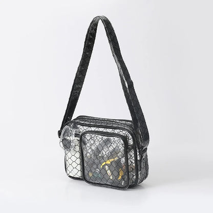 Professional Anti Static Engineer Bag Large Capacity Clear PVC Bag Shoulder Bags for Semiconductor Cleanrooms