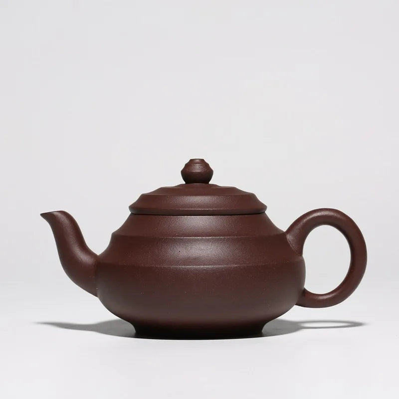 Promotion Chinese Tea Set puer black tea and oolong ltea pot Hot sales yixing teapot clay handmade 250ml Curling Purple Clay Pot