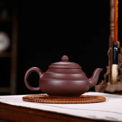 Promotion Chinese Tea Set puer black tea and oolong ltea pot Hot sales yixing teapot clay handmade 250ml Curling Purple Clay Pot