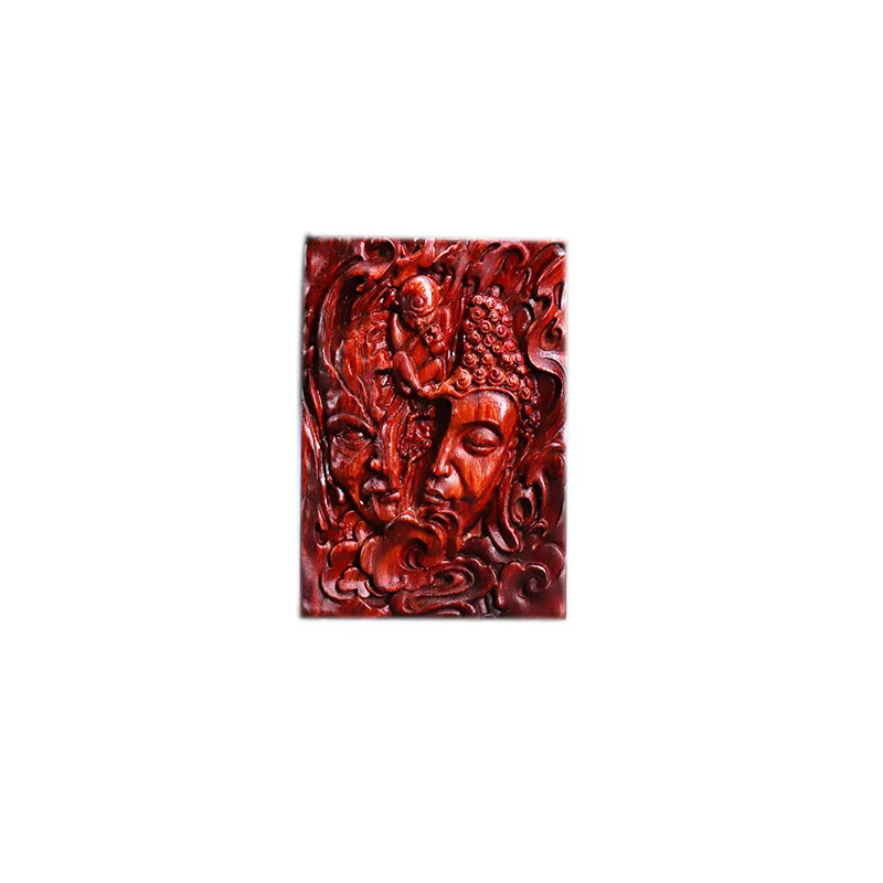 Pterocarpus santalinus  Real Wood Wood Sculpture Feng Shui Wood Statue Lucky deduction Lucky Rich Collection Mascot Bag Pendant