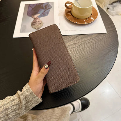 Pu Leather Women Wallets Women Purses Fashion Long Zipper Women's Wallet Money Coin Holder Female Long Purse Female Purse Zipper