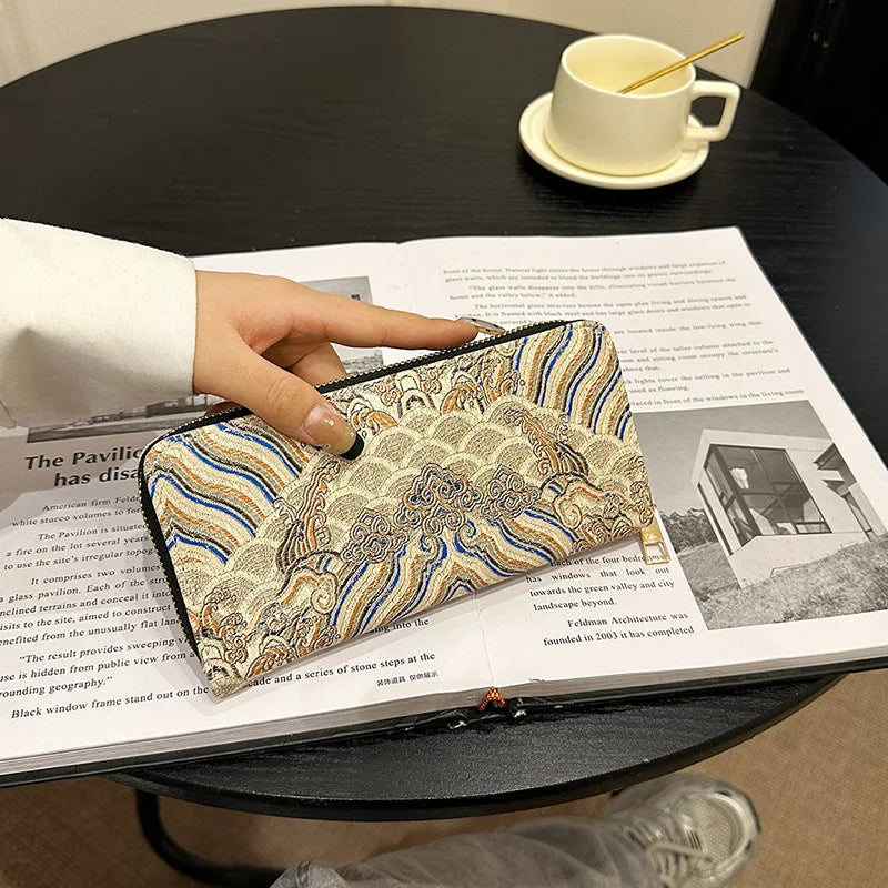 Pu Leather Women Wallets Women Purses Fashion Long Zipper Women's Wallet Money Coin Holder Female Long Purse Female Purse Zipper