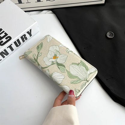 Pu Leather Women Wallets Women Purses Fashion Long Zipper Women's Wallet Money Coin Holder Female Long Purse Female Purse Zipper