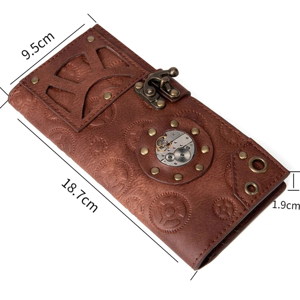 Punk Women's Vintage Leather Purse / Wallet