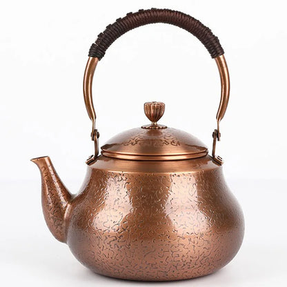 Pure Copper Coffee Pot Handmade Brewed Yixing Pots Japanese Tea Infusers Vintage Teapots To Boil Water Kongfu Tea Set Matcha
