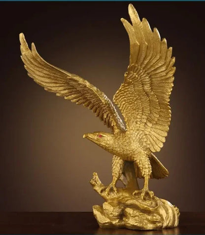 Pure Copper Great Exhibition Eagle Ornament Office Spread Wings Living Room Home Copper Decorative Crafts