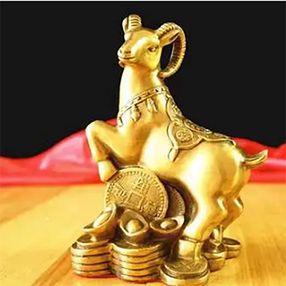 Pure Copper Sheep Decoration Home Decoration Zodiac Sheep Decoration Money Sheep Copper Crafts