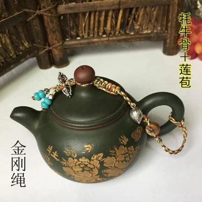 Pure Handmade Teapot Rope ,Kettle Rope (Only ROPE) don't include Teapot