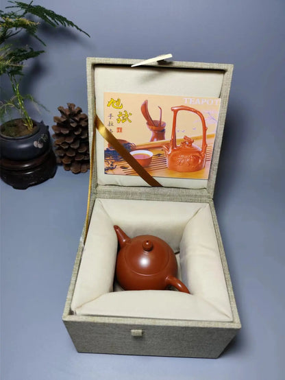 Pure Master Handmade Chaozhou Zhu Ni Teapot For Dancong Tea Pot(Not Yixing Zisha) Kung Fu Tea Set Drinkware Tea Ceremony