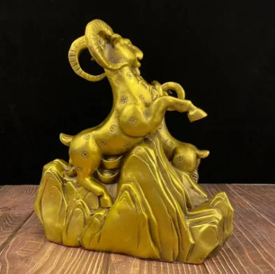 Pure copper Sanyang Kaitai sheep Ornaments