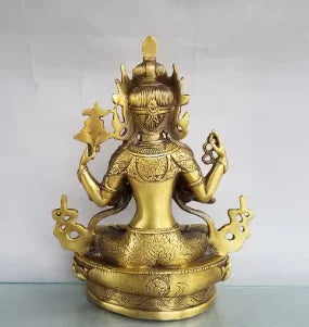 Pure copper Tantric Guanyin Bodhisattva ornaments