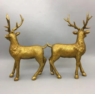 Pure copper all the way with wealth, brass, sika deer craftsmanship, home furnishings
