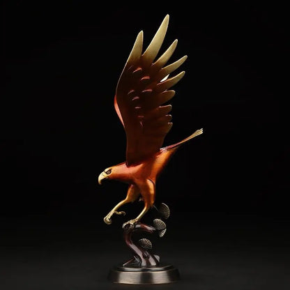 Pure copper eagle statue placed pieces of Feng Shui home decoration decoration hotel office home decoration accessories