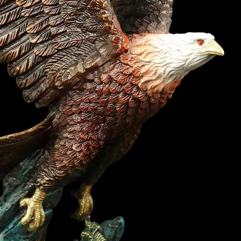 Pure copper eagle statue placed pieces of Feng Shui home decoration decoration hotel office homeHotel decoration decor
