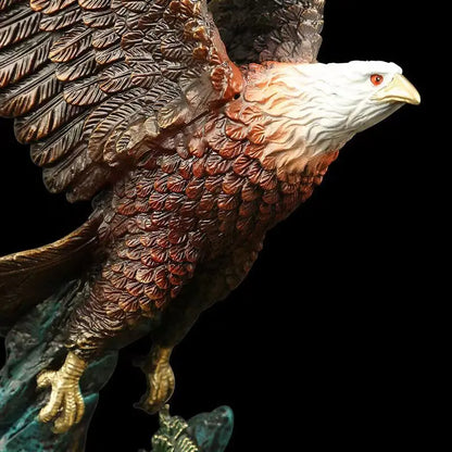 Pure copper eagle statue placed pieces of Feng Shui home decoration decoration hotel office homeHotel decoration decor