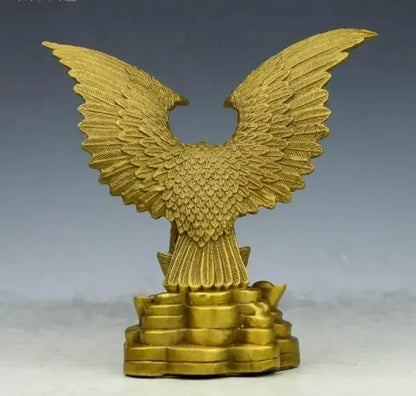 Pure copper hawk grand display of geomantic furnishing ornaments