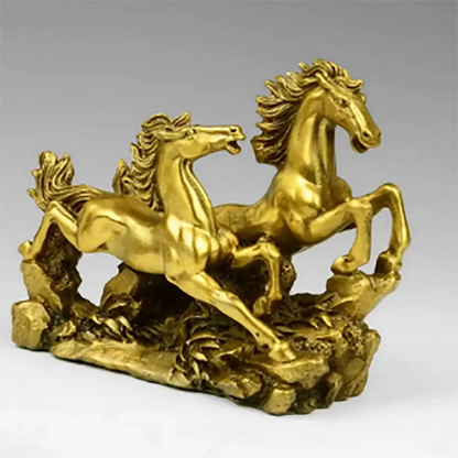 Pure copper horse ornaments, instant success, handicraft furnishings, office wealth ornaments