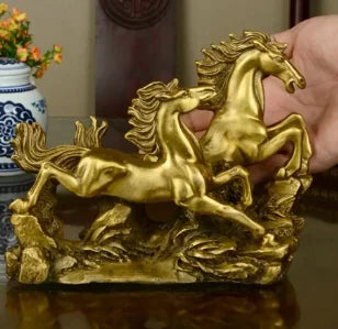 Pure copper horse ornaments, instant success, handicraft furnishings, office wealth ornaments