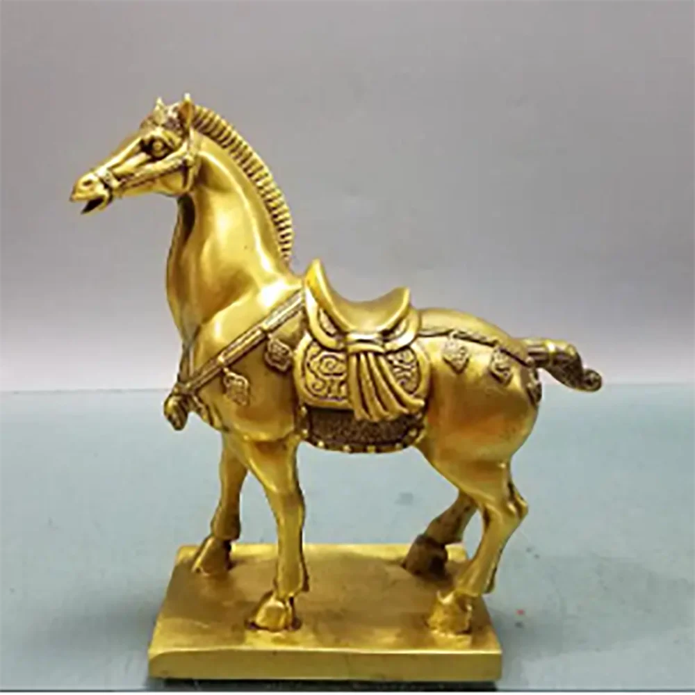 Pure copper small Tang horse ornaments