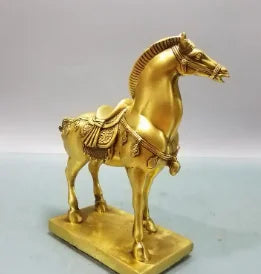Pure copper small Tang horse ornaments