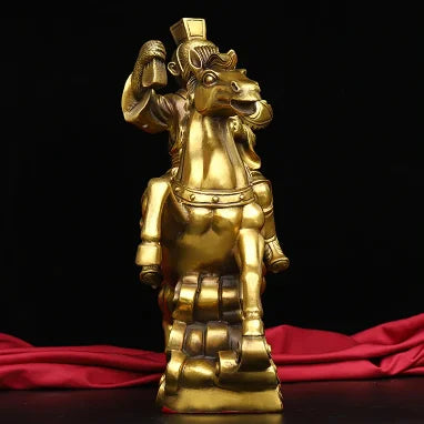Pure copper was immediately awarded the title of monkey ornament, office creative decoration handicraft