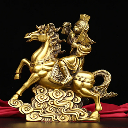 Pure copper was immediately awarded the title of monkey ornament, office creative decoration handicraft