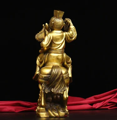 Pure copper was immediately awarded the title of monkey ornament, office creative decoration handicraft