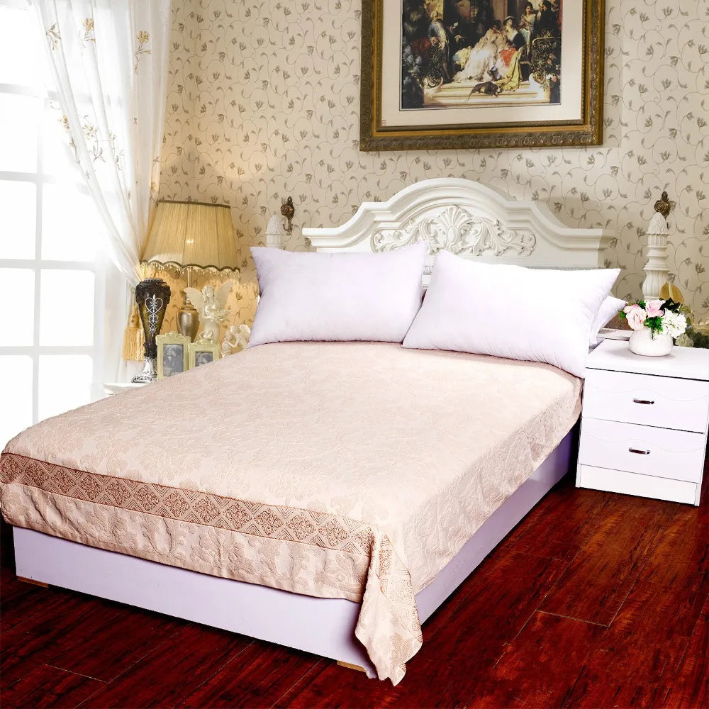 Pure cotton blanket throws air conditioning blankets quilt bed cover sheet floral relief China retro super cozy soft flat sheets