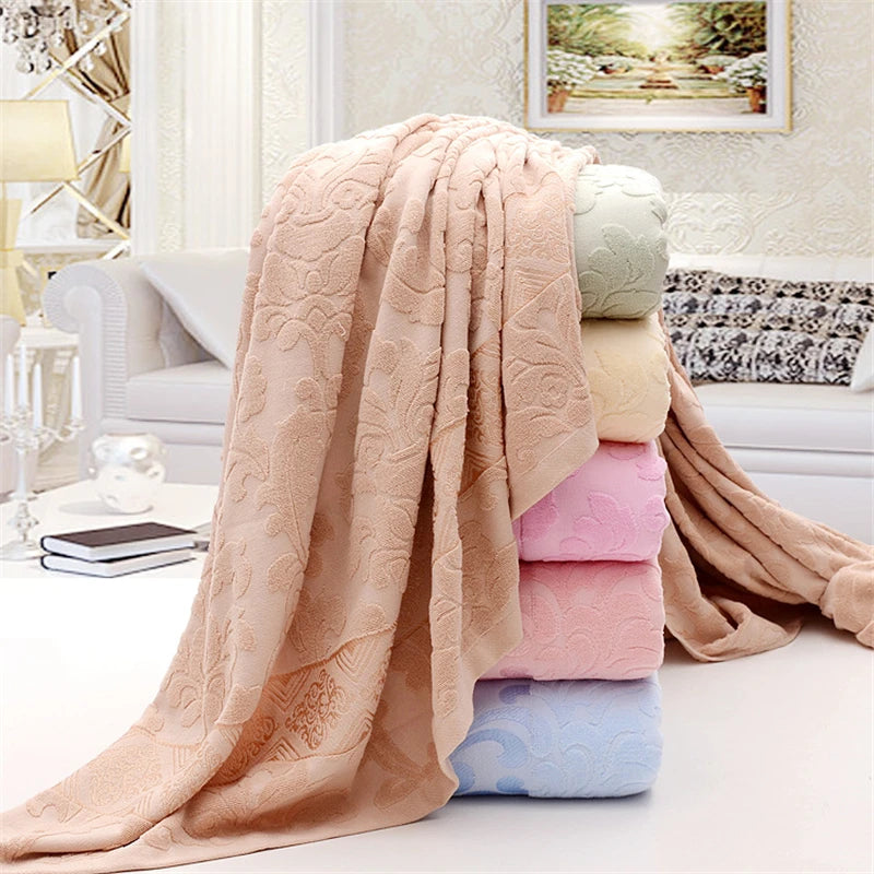 Pure cotton blanket throws air conditioning blankets quilt bed cover sheet floral relief China retro super cozy soft flat sheets